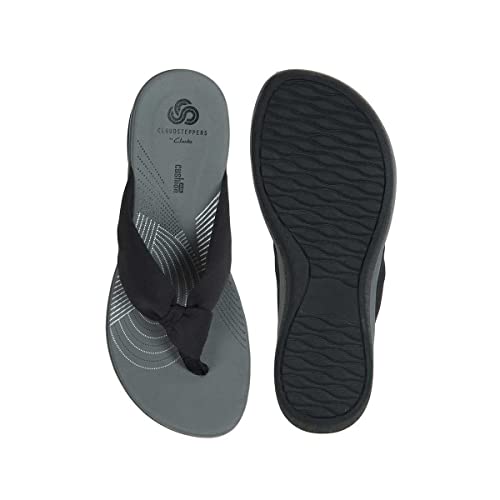 Clarks Arla Glison, Infradito, Donna, Nero (Black