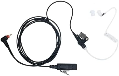BVMAG Acoustic Tube Earpiece Headset with Mic PTT Compatible with Motorola SL300 SL3500e SL7550 7580 SL8550 TLK100 SL1K SL1M Two Way Radio