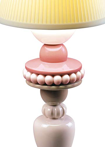 LLADRÓ Sunflower Firefly Table Lamp. Black. Porcelain Lamp