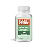Bulletproof Magnesium Capsules, 90 Count, Supplement for Nervous System, Muscle and Bone Support