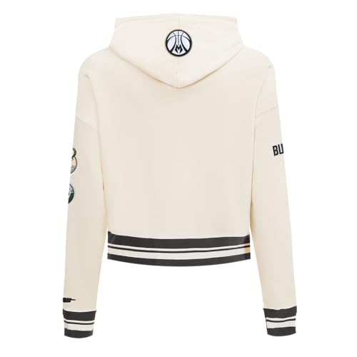 Sudadera corta Pro Standard NBA Retro con capucha y acabados en canalé para mujer 2