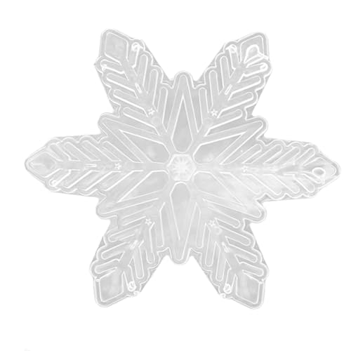 Bloepum DIY Snowboard Stomp Pads Snowboard Mat Snowflake Shape for Winter Snow Ice Ski Snowboards Stomp Pads Transparent