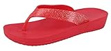  de fonseca Flip-Flops, Damen, Modell Imperia W500, Keilabsatz, Rot, Rot - rot - Größe: 36 EU