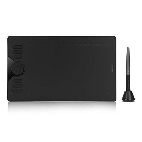 Huion HS610 Graphics Drawing Tablet Android Devices Supported Tilt Function Battery-Free Stylus with 8192 Pen Pressure (Renewed)
