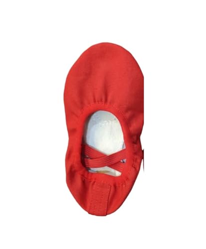 Zapatillas de ballet de lona con suela blanda para niñas, niños y entrenamiento de adultos