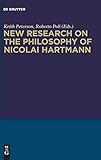 New Research on the Philosophy of Nicolai Hartmann