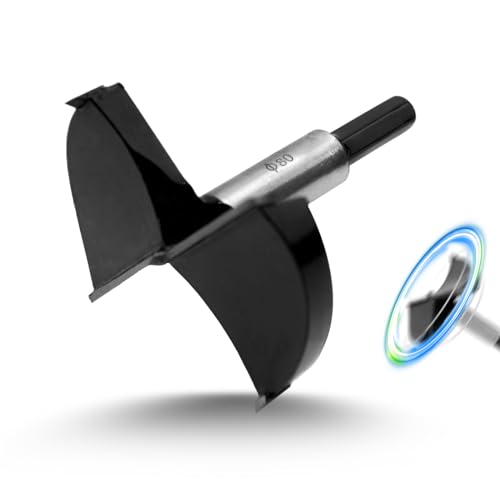 HAIMAYEE Broca Forstner 80mm Para Madera Taladro de Aleación Con Tres