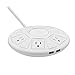 Accell Power Air - Surge Protector and USB Charging Station - White, 6 ft (1.8 m), (Model: D080B-048F)