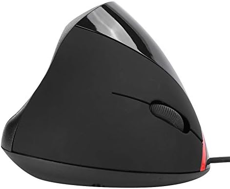 BTSEURY Optical Vertical Mouse, Ergonomic Rechargeable Wired Mouse with USB Receiver for Office Computer