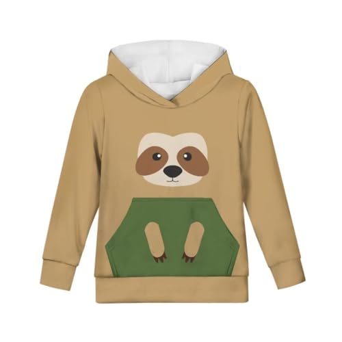 Cute Animal Boys Girls Pullover Hoodies Long Sleeve Sweatshirt with Pockets