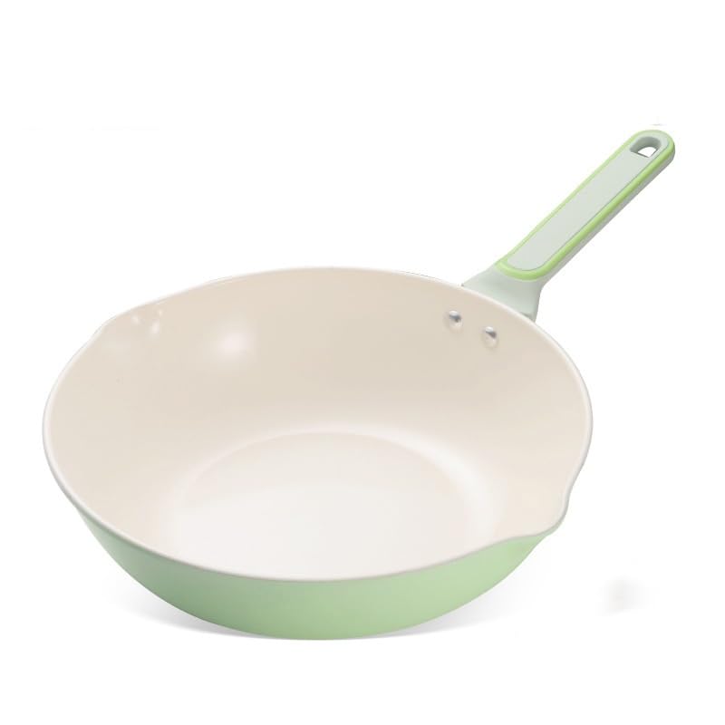 Wok chino sin recubrimiento con fondo redondo 30 cm miniatura 5