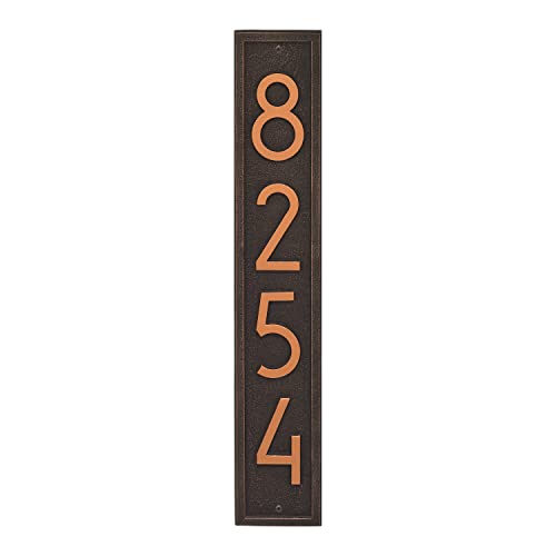Whitehall Vertical Oil Rubbed Bronze Address Plaque