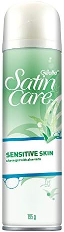 Gillette Satin Care Sensitive Skin Gel for Women with Aloe Vera - 195 g