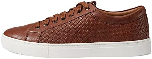 Johnston & Murphy Men's Banks Woven Lace-to-Toe Tan Italian Washed Sheepskin 10 M US