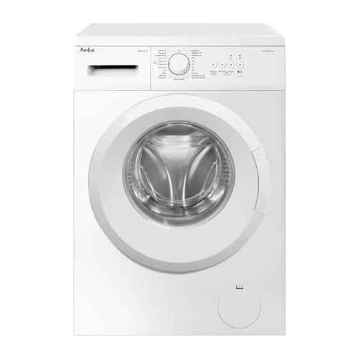 Amica WA 462 010 Waschmaschine, 6 kg Frontlader, 1200U/min, Slim, weiß