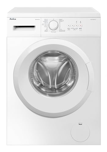 Amica WA 462 010 Waschmaschine, 6 kg Frontlader, 1200U/min, Slim, weiß