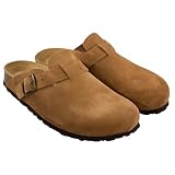 Nakloe - Zuecos Hombre - Zuecos Piel Hombre - Hechas en España (Marron, Sistema Tallas Calzado EU, Adulto, Hombre, Números, Mediano, 46)