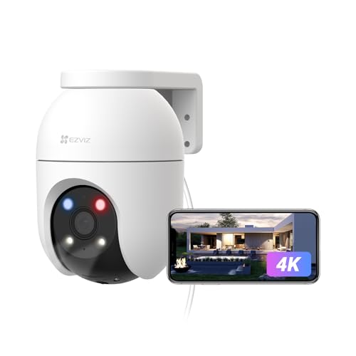 【Punti Preimpostati & Compatibile con Alexa/Google Assistant】Con l'app EZVIZ, puoi impostare fino a 12 angoli di visualizzazione. Cliccando sui punti preimpostati, la telecamera tornerà automaticamente alle posizioni corrispondenti.Grazie all'integrazione con gli assistenti vocali, è possibile visualizzare il feed video semplicemente pronunciando 