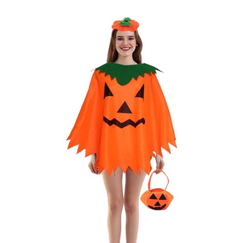 JSGHGDF Envoltura de calabaza de Halloween modificable para niños, cómoda disfraz, tela segura, pelota de lujo, actividad, disfraz de calabaza segura