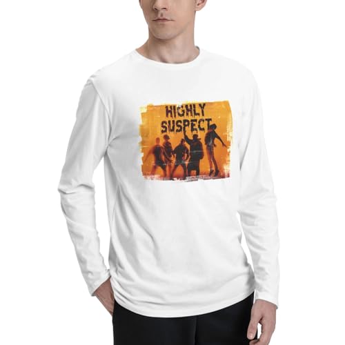 Camiseta de algodón de manga larga para hombre miniatura 2