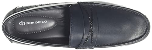 Image of Don Diego Mens Dd7102 Navy Loafer Flat