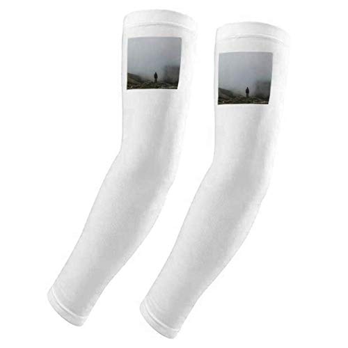 Manchons de voyage protection UV soleil motif nuages de montagne