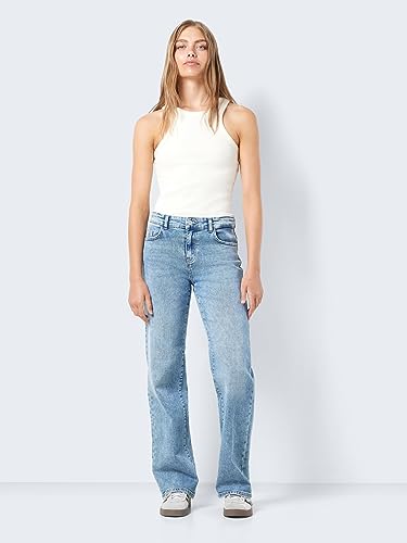 Noisy May Nmyolanda Nw Wide Jeans AZ236LB Noos Donna Jeans Blu W29L32 - 3