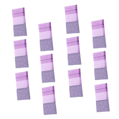 12 bolsas de sachet de lavanda vacías para armario miniatura 1