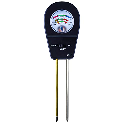 Jokivtou 3 In 1 Soil Ph Moist & Fertility Analyzer, Soil Test Kit For Ph, Soil Testing Kit For Garden, Great For Gardening, Farming, Indoor, Outdoor,4Th Of July(No Battery Needed) #TOP7