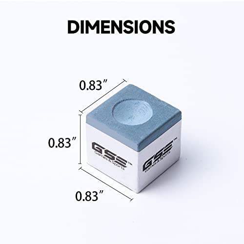 image for GSE Games & Sports Expert 12-Pack Billiard/Pool Cue Chalks, Billiard P