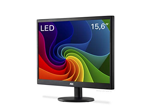 Monitor LED AOC 15,6” Widescreen VESA - E1670SWU-WM