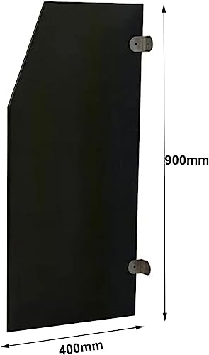 Mampara de baño impermeable con panel de madera resistente a la humedad 3