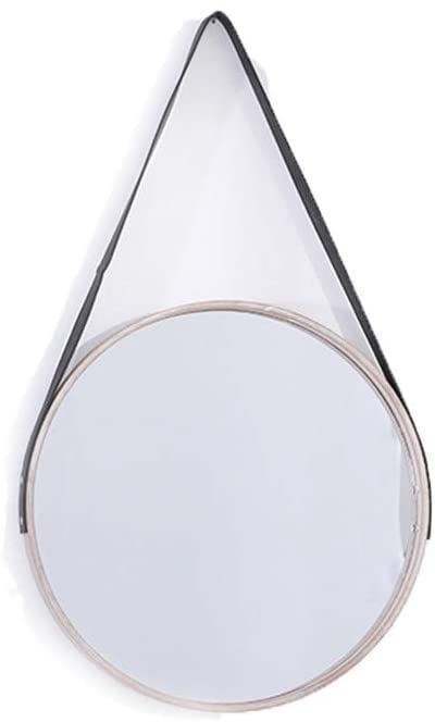 Round Makeup Mirror, Hotel Bookstore Bathroom Mirror Silver Creative Home Hanging Mirror Round Entrance Dressing Mirror 35 * 35CM