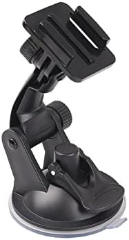 Accessories 7cm Glass Suction car Windshield is 8 7 6 5 4 3 Sj4000 SJ8PRO SJ9 Yi 4K H8 H9R OSMO Sports Camera (Color : Black)