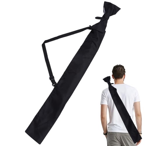 Image of GORGECRAFT Sword Carrying Bag Black Polyester Katana Ninja Sheath Cover Storage Holder Carry Case Bokken Bags with Adjustable Back Strap