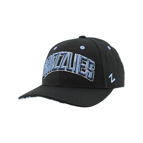 Memphis Grizzlies NBA Officially Licensed Adjustable Snapback Hat Contender Under Visor Icon Black