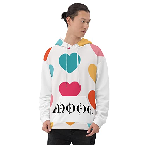 Sweat à capuche blanc à motifs taille XS pour un style décontracté