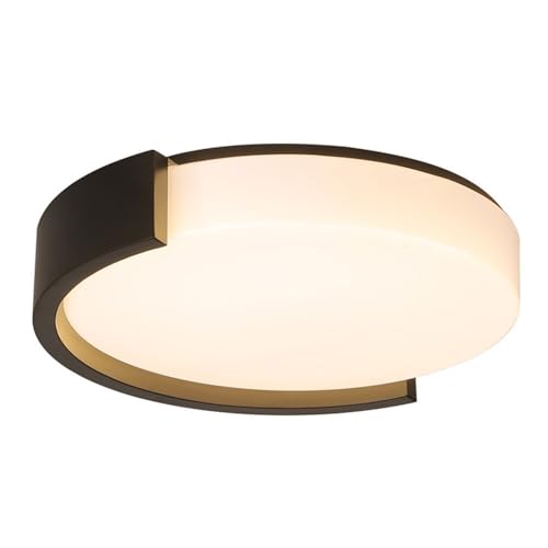 HXYSXHJUO Lámpara de Techo Blanca y Negra, diseño danés posmoderno de Perfil bajo, Ideal para Decorar la Sala de Estar o el Comedor.