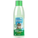 TropiClean Fresh Breath Oral Care Water Additive for Cats, 8oz - Dental Health Solution - Cat Breath Freshener - Plaque & Tartar Defense - Made in USA with Naturally Derived Ingredients