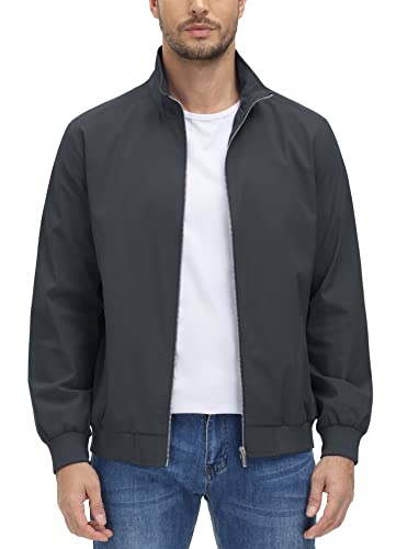 Tacvasen Bomber Jackets For Men Mens Jackets Casual Stylish Bomber Jacket Men Varsity Jacket Men Travel Jackets For Men With Hidden Pockets #TOP2