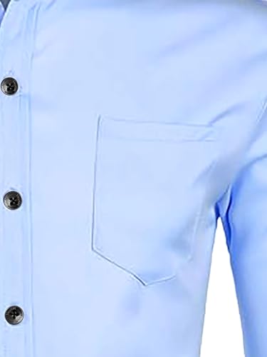 Image of Men's Slim Fit Beige Color Cotton Blend Casual Shirt