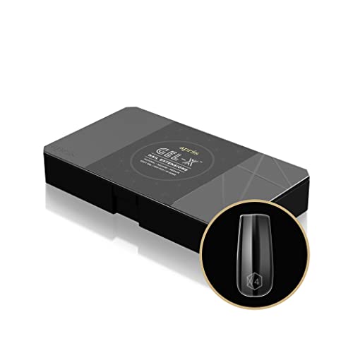 Apres Nail Gel-X Natural Square Medium Box of Tips | 500 Gel-X Tips | premium quality | 10 sizes 0-9 | No size 00 included