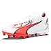PUMA Ultra Match Firm Ground/Artificial Ground Puma White/Puma Black/Fire Orchid 10 D (M)