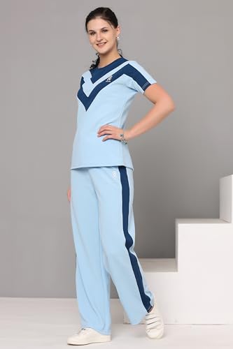 Image of Women's Activewear Set | Stylish Two Piece Track Suit with Printed Top & Jogger Pants | Ideal for Sports, Gym & Casual Outfits