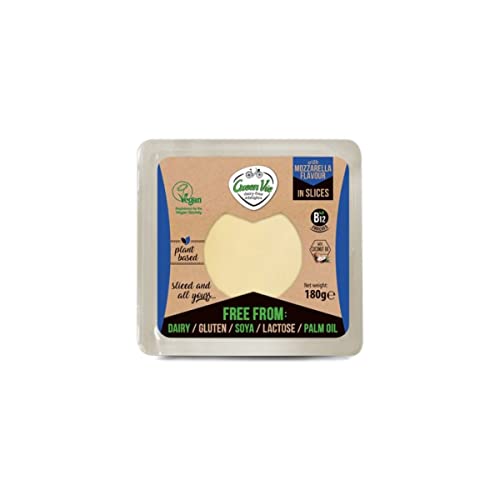 Rodajas de queso mozzarella veganas 180g