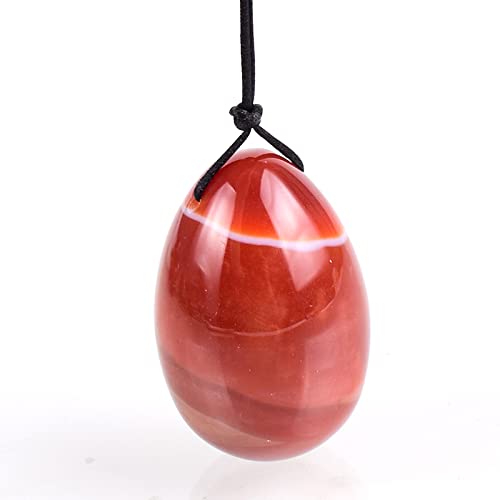 Ensemble d'outils de massage yoni en agate et cornaline, exercices de Kegel, perceuse 40x25, cadeau lustre naturel (Color: Drill 45x30)