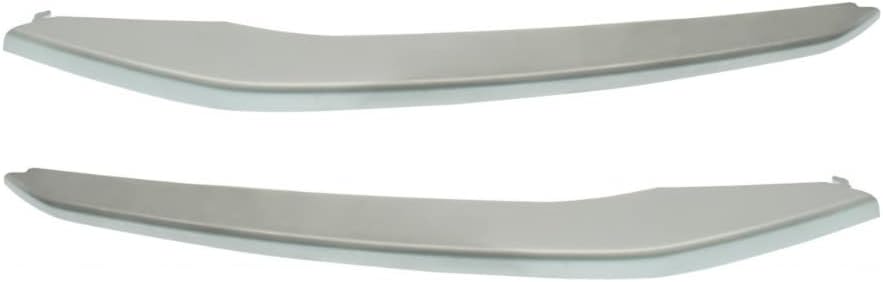 For BMW 340i/330e 2016 2017 2018 Bumper Cover Grille Molding Driver & Passenger Side | Pair | Front | w/Sport | ABS Plastic | Chrome | Replacement For BM1046141, BM1047141 | 191275308134, 191275308158