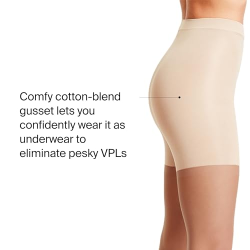 Image of SPANXshape Mid-Thigh Sheers - Full Length - Comfortable Tummy Control Shapewear - Invisible Body Shaper