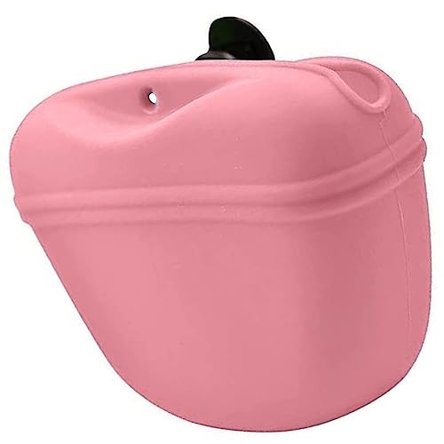 ICRPSTU Bolsa de treinamento de cães leve de grande capacidade para acampamento em casa (rosa)