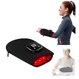 Dispositivo wireless per terapia manuale a luce rossa - Guanto LED ricaricabile NIR da 660 nm e 850 nm (5 modalità) | Guanto termico a infrarossi, dal dolore alle dita del polso, supporto per (1PCS)